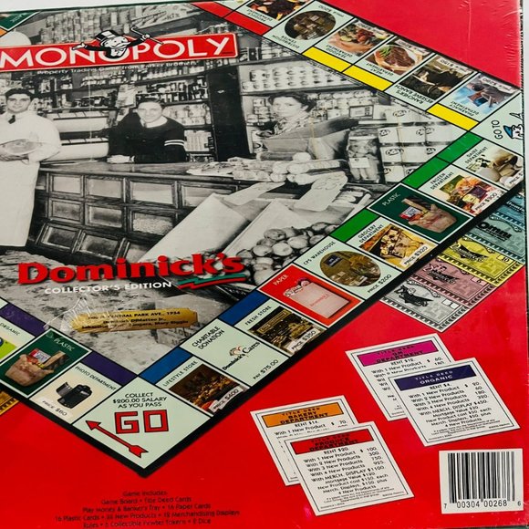 Vintage Monopoly‎ Dominick's Collector's Edition Board Game Hasbro Sealed - Picture 5 of 7